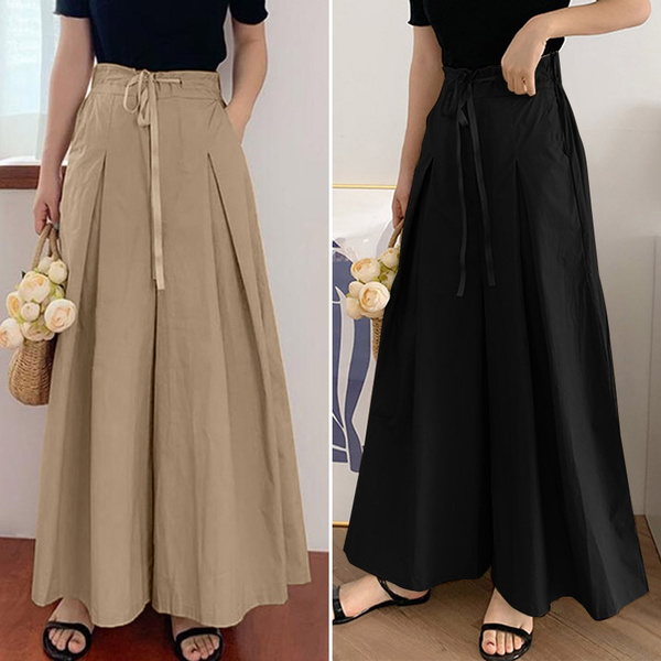 Buy U R YOU Solid Plus Size Polyester Blend Straight Fit Women's Culottes |  Shoppers Stop