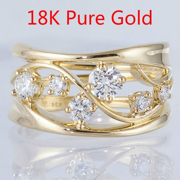 2 ct Pure Light Moissanite Solitaire Ring 4-Prong 14k Yellow Gold  YGSH15-15MP