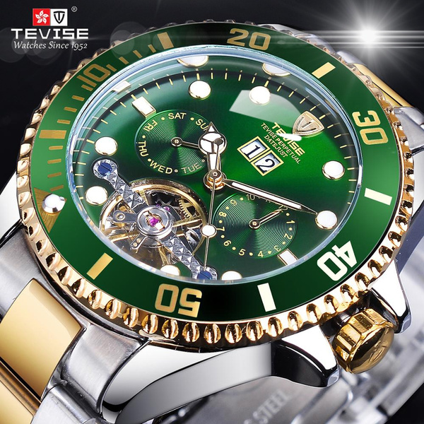 TEVISE New Watch Men Top Luxury Brand Automatic Luminous Men Women