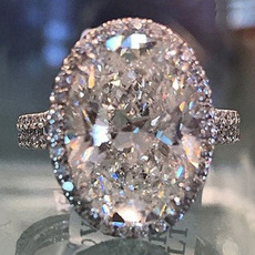 Sterling, DIAMOND, Women Ring, 925 silver rings