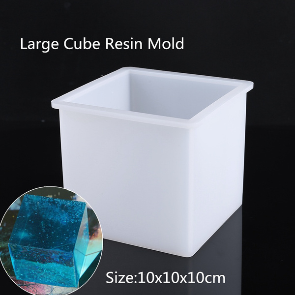 10cm/4 Super Large Cube Square Silicone Mold Resin Casting Jewelry Making  Tools 