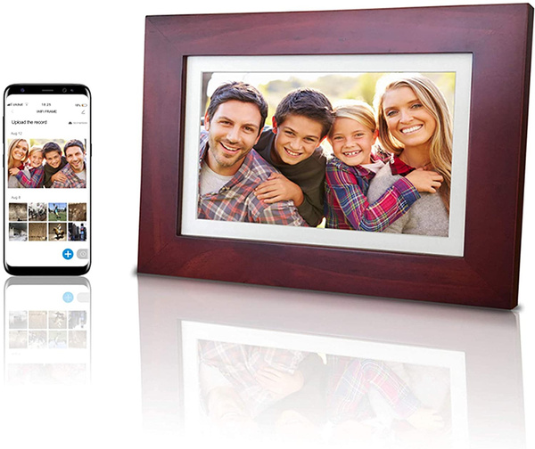 eco4life 8" WiFi Family Sharing Photo Frame Ultra HD IPS Display