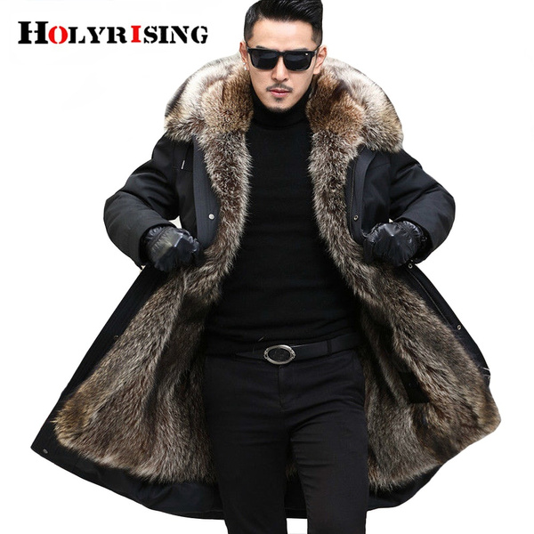 Big fur coats outlet men