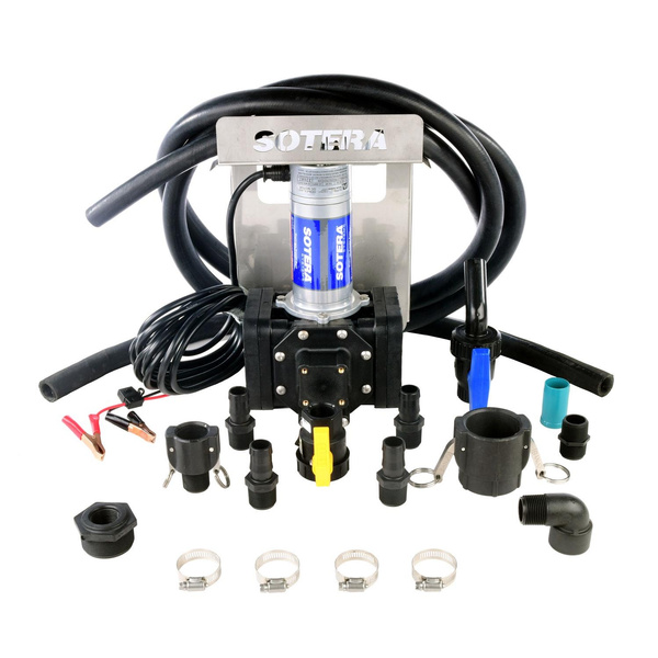 Sotera SS425B 12 Volt 15 GPM Chemical Transfer Pump with Tote Mounting ...