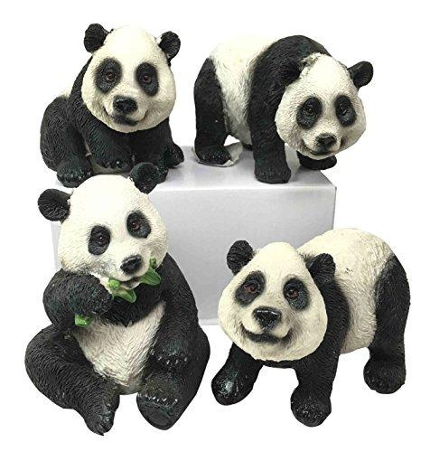 Wildlife China Giant Panda Bear Family Figurine Collectible Sculptures ...