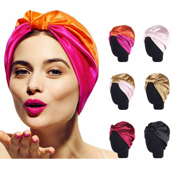 Pure Silk Sleeping Cap Sleep Hat 