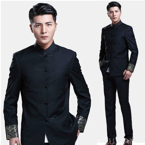 Traditional chinese groom on sale outfit