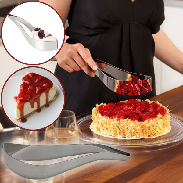 Stainless Steel Perfect Cake Slicer Cutter Serving Utensils Kitchen Gadget 