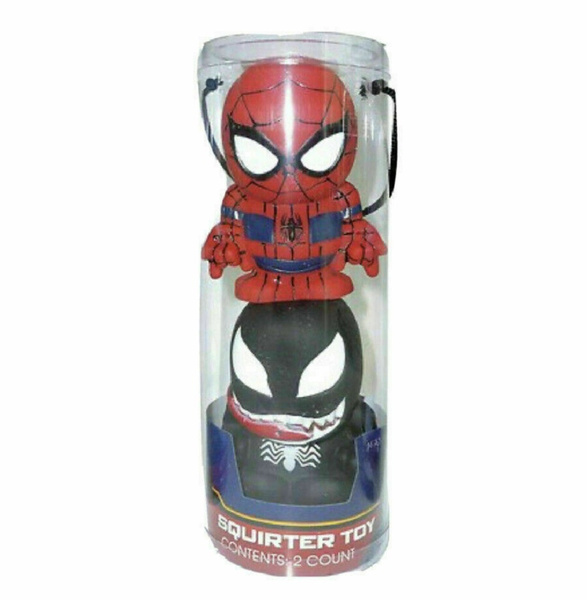 Marvel Avengers Spider Man And Venom Bath Pool Summer Water Squirter Toys 2 Count