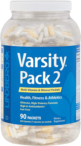 Lindberg Varsity Pack 2 90 Multi Vitamin And Mineral Packets With