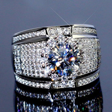 Sterling, DIAMOND, Jewelry, 925 silver rings