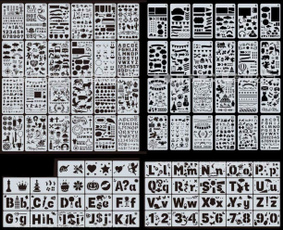 diydrawingtemplate, stencil, Bullet, Journal