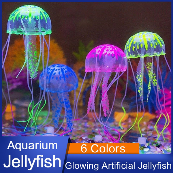 fake jellyfish tank