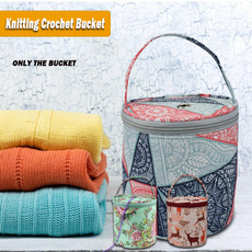 Knitting, crochetinghooktote, yarnstoragebag, Sewing