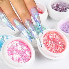 Nails, Holographic, nailglitter, Beauty