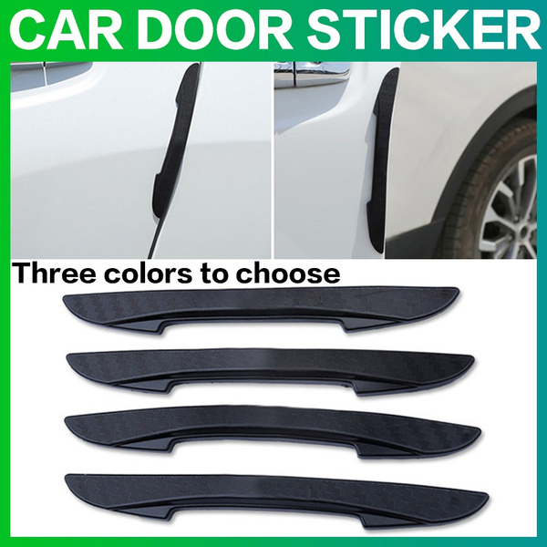 4PCS Universal Car Door Edge Protector Anticollision Strip Bumper