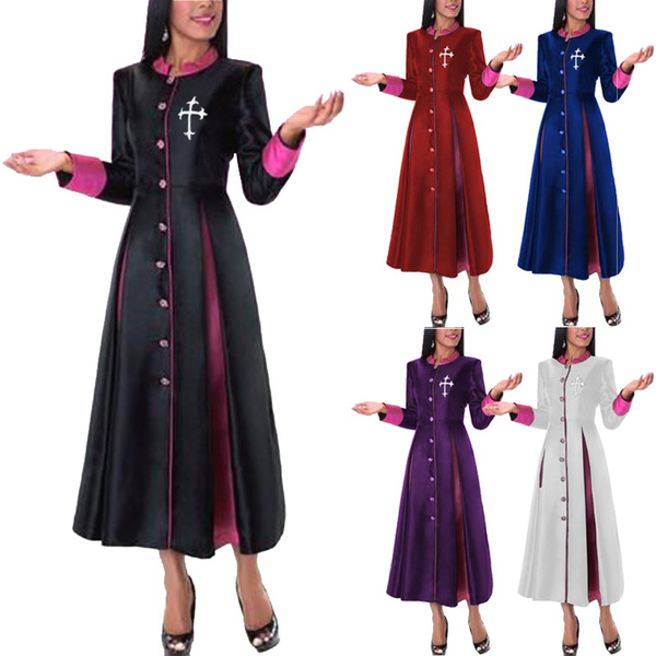 plus size female clergy attire