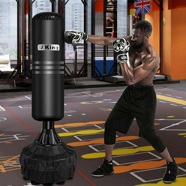 Boxsack Gefüllt Standboxsack Set Punching-Training Punching Bag Erwachsene 170cm 