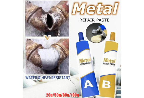 Industrial Heat Resistance Cold Weld Metal Repair Paste Agent Casting 20/50/100g 