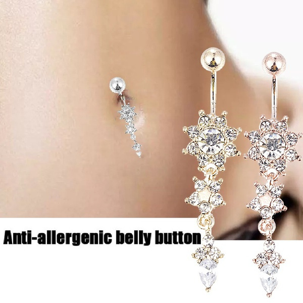 Types of belly button on sale piercings