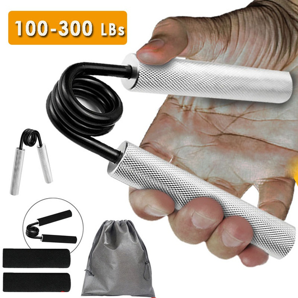 100Lbs300Lbs Power Weightlifting Hand Gripper Trainer No Slip Heavy