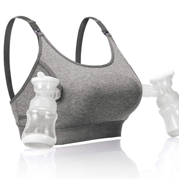 Hands Free Pumping Bra, Momcozy Adjustable Breast-Pumps Holding and Nursing  Bra, Suitable for Breastfeeding-Pumps By Various Styles