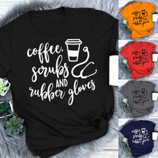 Tops & Tees, Coffee, nurseshirt, coffeetshirt