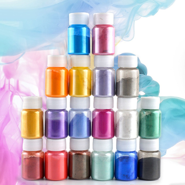 1set 18 Colors Mica Powder Epoxy Resin Color Pigment Dye Set