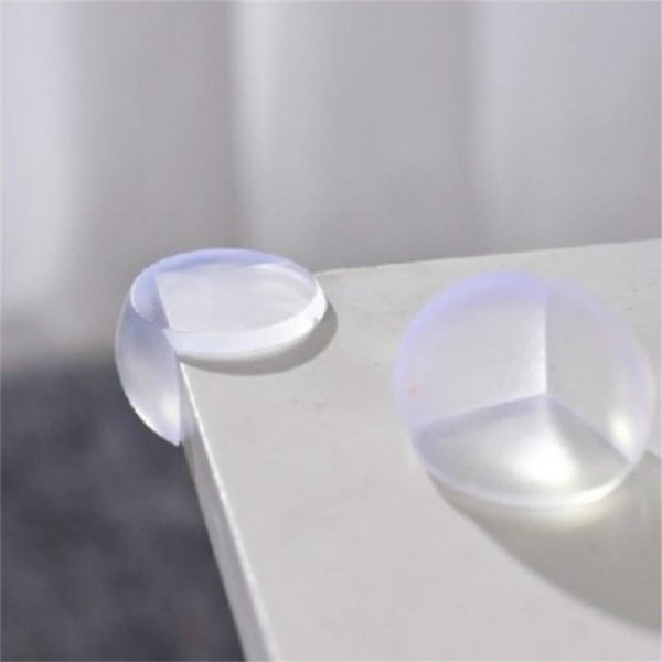 8pcs Child Safety Table Corner Protector, Transparent Round Pvc