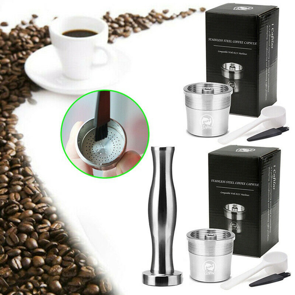 Stainless Steel Refillable Reusable Coffee Capsule Kits For ILLY