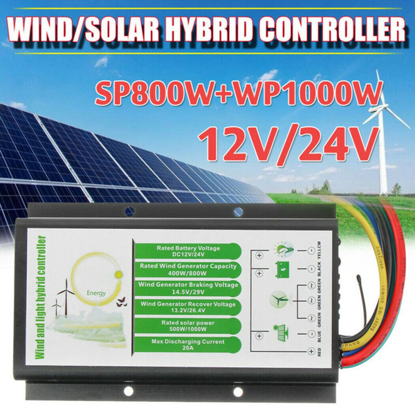 12V/24V 1000W 20A Waterproof Wind Turbine Generator Charge Controller ...