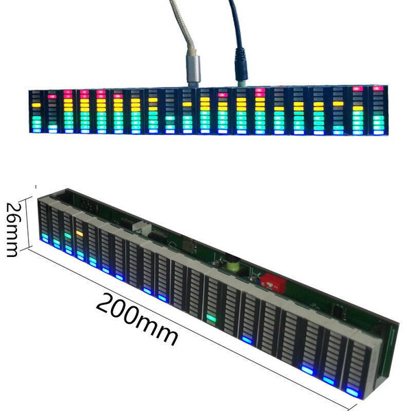 20 Segment Analyzer Level Display Replacement Stereo VU Meter Indicator ...