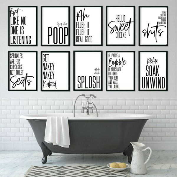 bathroom decor quotes