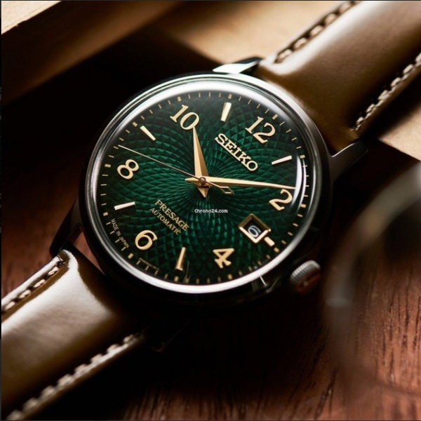 seiko cocktail time green