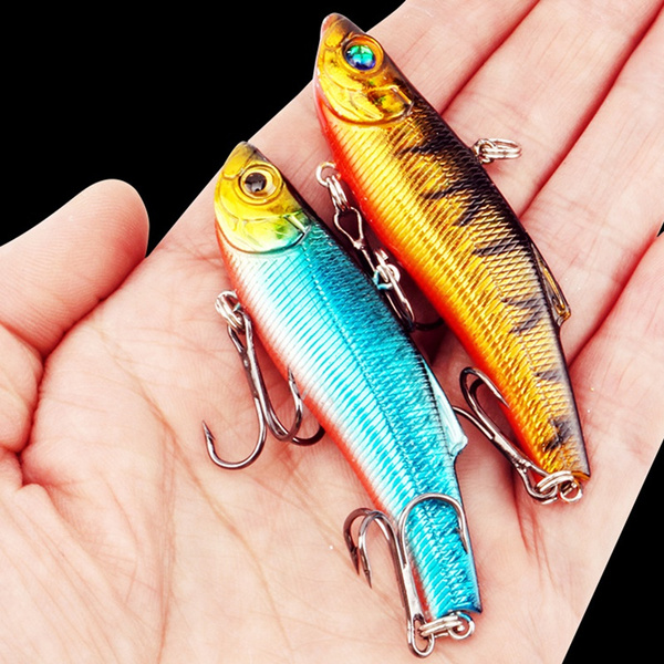1 PCS 7cm/18g Artificial Minnow VIB Fishing Lure Sinking Lure Bait for Bass  Fishing Tackle