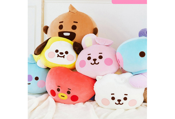 Kpop BTS Cartoon Version Plush Pillow Plush Standing Doll Best Gifts for Fans