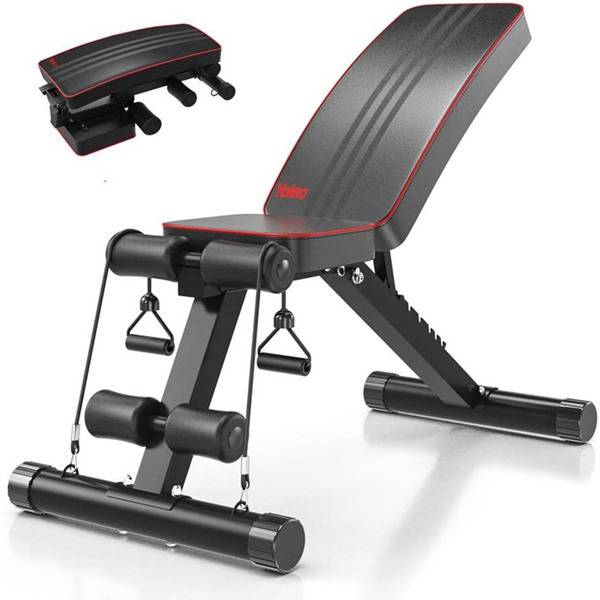 Yoleo Adjustable Weight Bench - Utility Weight Benches for Full Body ...