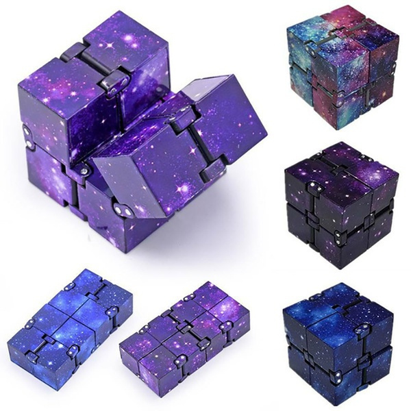 New Sensory Infinity Cube Stress Fidget Toys Autism Anxiety Relief Kids Adults 