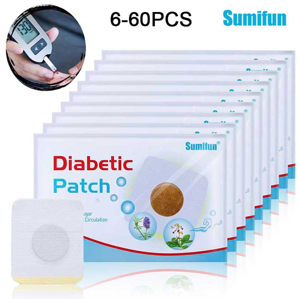 6PCS Diabetic Patch to Stabilizes Blood Sugar Level and Lower Blood Plaster  Hypoglycemic Patch 