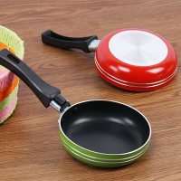 Random Color 1pc 12cm Frying Pan Egg Pancake Cooking Frypan Kitchen Pot ...