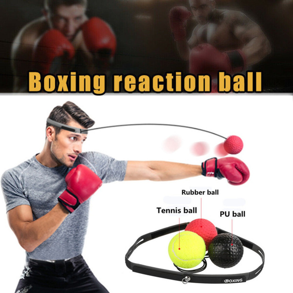 Boxing Reflex Speed Punch Ball  Sanda Boxer Raising Reaction Force Hand Eye 