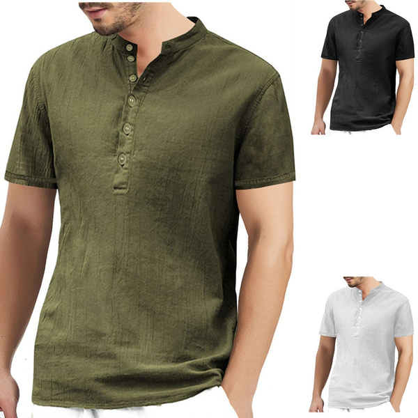 Fashion Men's Breathable Summer T Shirts Tops Clothing Casual Slim