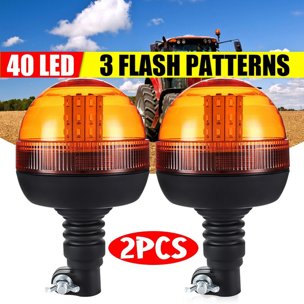 1/2PCS 12V 24V LED Car Truck Roof Strobe Light Warning Light Signal