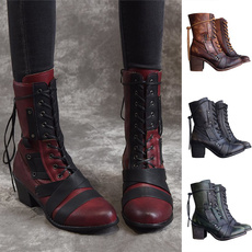 Womens Boots, increased, leather, Boots