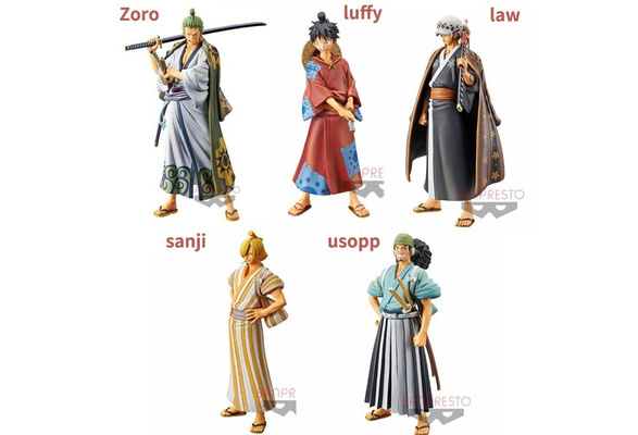 Anime Roronoa Zoro Action Figure in Kimono DXF Wano Country Pvc