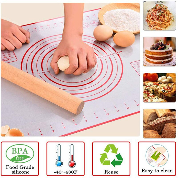 Silicone Baking Mat Pizza Dough Maker Pastry Kitchen Gadgets Cooking Tools