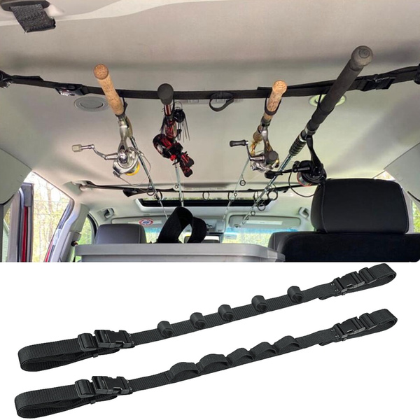 Prettyui Vehicle Fishing Rod With Holder Belt Suspenders