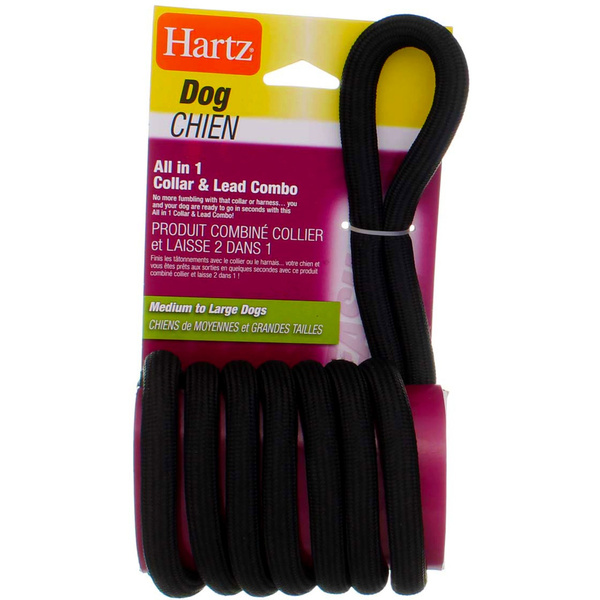 Hartz All in One Collar & Lead Combo