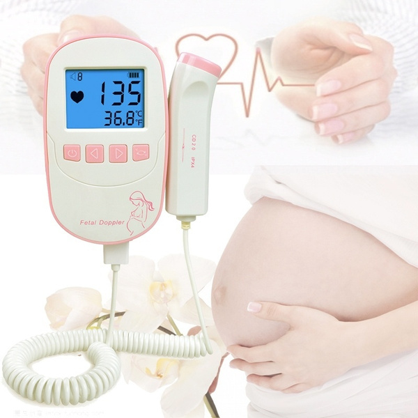 Baby Heartbeat Monitor Fetal Doppler Detector Portable Ultrasound