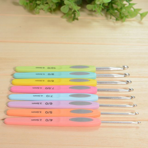 8pcs Crochet Hooks Metal Crochet Hooks Crochet Hook Sets with Case